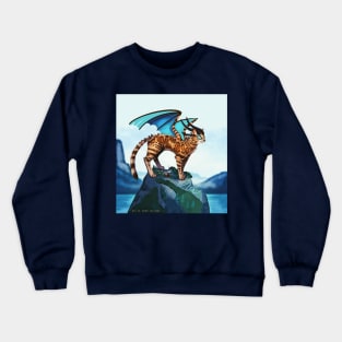 Bengal Cat Dragon Crewneck Sweatshirt